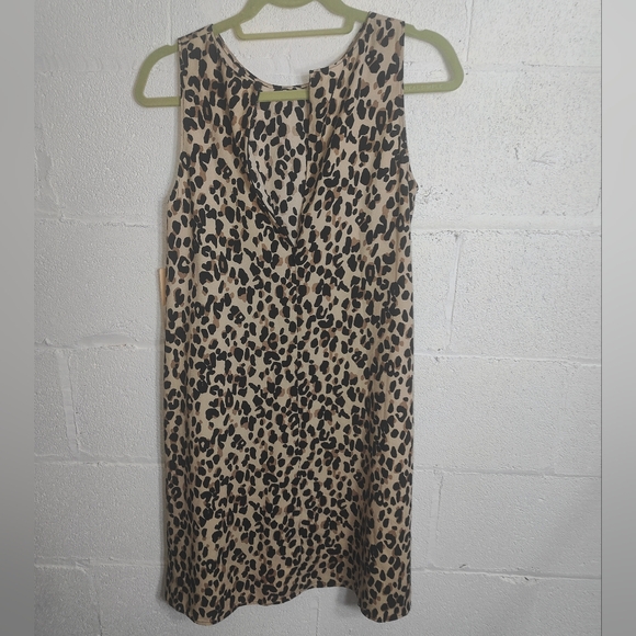 NWT $59 Halogen Leopard Print Dress - Picture 8 of 13